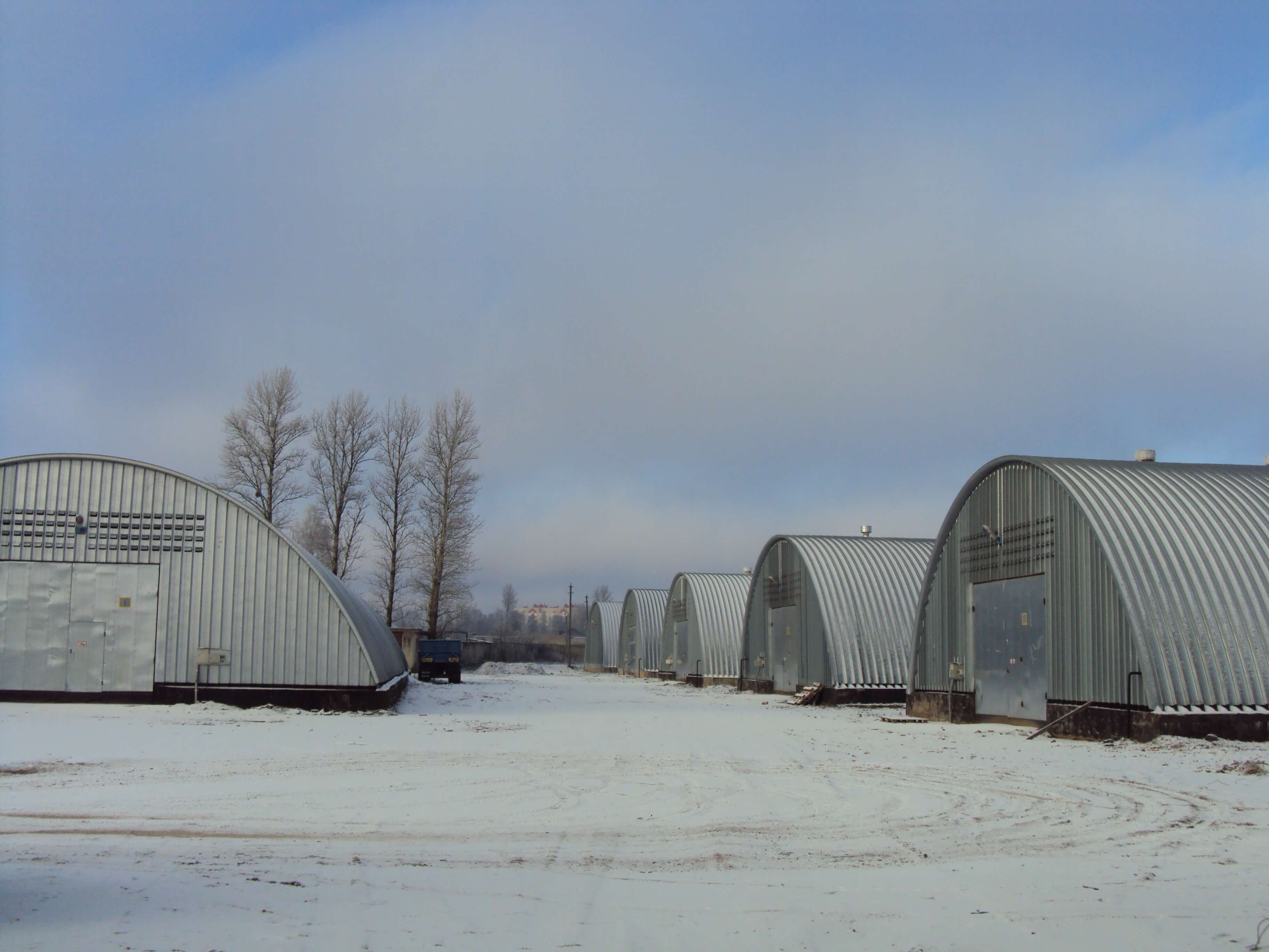 Ангар из металлоконструкций - проект 4