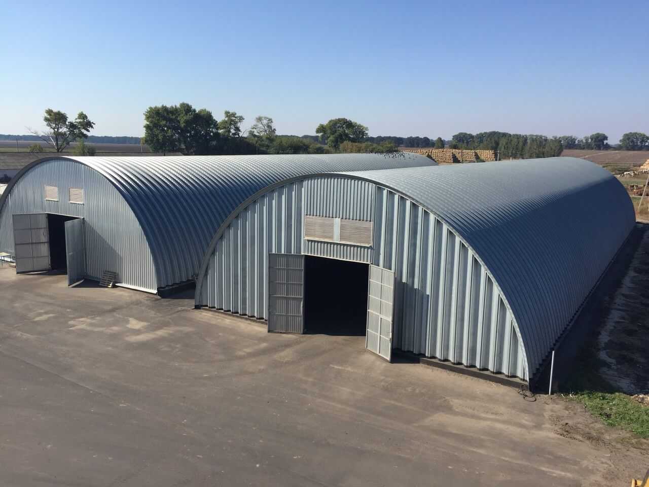 Ангар бескаркасный - проект 2